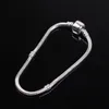 Aifeili Dropship Authentic Silver Plated Snake Chain Diy Charm Armband Bangle DIY For Women Armband Jewelry Gift2396