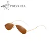 2021 Avant-Garde 유행 선글라스 작은 사각형 금속 여성 브랜드 디자이너 빈티지 태양 ​​안경 사각형 안경 선글래스 상자
