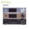 Freeshipping SMSL Q5 Pro 45 W * 2 de Alta Fidelidade 2.0 Pure Mini Home Digital Amplificador De Potência De Áudio 24bit / 96kHz USB DAC / Óptico / Coaxial Com Controle Remoto