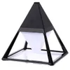 Touch-känslig lampa kreativ pyramid laddning natt ljus presentanpassning