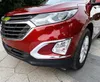 Alta qualidade ABS cromado 2pcs farol de neblina dianteiro do carro decoração guarnição 2pcs tampa de acabamento da lâmpada de neblina traseira para Chevrolet Equinox 2017-20182837