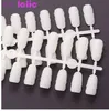 240pcs Mermaid Seashell False Nail Tips Naturlig klar för UV Gel Polsk Display Practice Nail Art Pre-designad Fake Tips