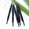 DHL free HANDAIYAN Black Brown Eeybrow Pencil For Women Double End Waterproof Henna Tattoo Brow Enhancer Ink Pen With Eyebrow Brush 120pcs