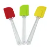 Partihandel-Multipurpose Silikon Matlagning Bakning Tårta Pastry Scraper Kitchen Utensil Spatula Skrapa Smörkniv Matlagningsverktyg