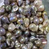 2018 naturligt sötvatten oregelbunden pärla naturlig färg personlighet unika pärlor överraskning gåva för familjen
