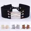 Hela Salesexy Kvinnor Syede Lace Up Choker Halsband Tjock 5 Färg Velvet Korsett Läder Choker Collares Wrap Clavicle Gothic Chokers