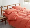 Buen juego de cuatro piezas de ropa de cama de punto de algodón Escorpio, textiles para el hogar, sábanas a rayas, funda de edredón, moda de personalidad