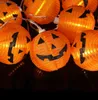 ZMHEGW nouveau 1 ensemble citrouille 10 LED guirlandes lumineuses Halloween décoration lumières blanc chaud Halloween décoration de la maison accessoires