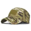 Berretto da baseball mimetico Casquette Berretto tattico da esterno Cappello da sole militare Sport Adesivi magici Cappellini Accessori DHL economico