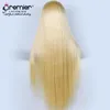 Premier 613 Blonde Color Lace Full Human Wigs Brazia Virgin Hairs Silk Straight 613 Blonde Color Wigs6233879