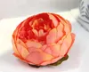 Konstgjorda blommor för bröllopsdekorationer Silk Peony Flower Heads Party Decoration Flower Wall Wedding Backdrop White Peony G1246