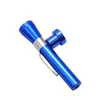 Metal Pipe Pen Shape Hang Buckle Colorful Tube High Quality Mini Smoking Pipe Portable Unique Design Many Styles Easy Carry