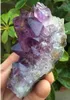 + Naturalny Ametyst Piękny Fioletowy Kwarcowy Geode Crystal Cluster Cluster Speyme