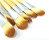 100 adet / grup Hızlı kargo Yeni varış Profesyonel Bambu Vakfı makyaj fırçalar Maske fırça Yumuşak Kozmetik Fırçalar