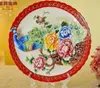 Peacock Wedding gifts decorative wall dishes porcelain decorative plates vintage home decor crafts room decoration figurine