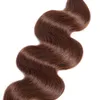 Mink Braziliaanse Body Wave Virgin Hair Inslagen 1b/#2/#4 Virgin Braziliaanse Body Wave Haarbundels Human Hair Extensions