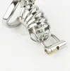 Нержавеющая сталь 5 мм PA Lock Glans Piercing Мужской целомудрийный Устройство Секс-игрушки для мужчин Пенис Сдержанность Chastity Lock Y1892804