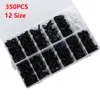 350Pcs Auto Car Plastic Push Pin Rivet Fasteners Trim Moulding Clip Screwdriver Panel Clip Set for Volvo/BMW/Ford/Toyota/Honda