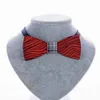 Новая мода старинные Палисандр галстуки-бабочки ручной резьбой Зебра зерна для джентльмена свадьбы деревянные Боути Бесплатная доставка