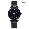 Starry Sky Relojes de mujer Pulsera Diamante Cuarzo Reloj de mujer Reloj de pulsera de acero magnético ultrafino para mujer