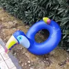 120cm*90cm kids Giant Inflatable Toucan Swim seat Ring floating animals swim ring chair swimming pool mattress lounge toys