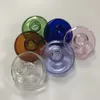 Kleurrijke glazen koolhydretjes voor minder 35 mm diameter quartz banger nagel 10g 35mm od dikke ufo carb caps