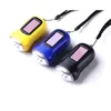 Mini Portable Key Flashlight Strong light Hand Crank Dynamo LED Solar Powered Camping Torch Pure Color 8 3wl bb