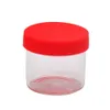 8 ML antiadhésif verre FDA Silicone pot cire huile Dab concentré conteneur pots de stockage cire huile crème Dab Silicone huile pot boîte