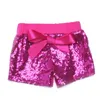 Bébé Filles Paillettes Shorts Pantalons Pantalons Décontractés Mode Infantile Glitter Bling Danse Boutique Arc Princesse Shorts Enfants Vêtements 14 couleur TO568