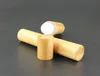 100pcs/lot Fast Shipping 15ml Essential oil bamboo roll on bottle Eyecream container roller cosmetics bottles