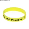 100PCS Live Long and Prosper Silicone Bracelet Perfect To Use In Any Benefits Gift for Festival