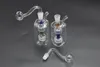 Piccola acqua per bruciatore a olio Rig mini Bong di vetro Vetro Bubbler Bong Catcher Fumo Tubi di acqua Olio Rigs dab rig birdcage perc