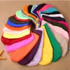 Gorro de punto de neón para mujer, gorro informal de otoño para mujer, gorros cálidos de invierno, boinas Unisex, envío gratis