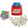 Envío gratis juguete interactivo entre padres e hijos educación de la primera infancia iluminación inglés aprendizaje de palabras niño inglés material didáctico tablero g