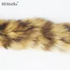 Natural Fur Tail Keychain Genuine Fur Tail Bag Charm Natural Color Leopard Pompom Keychain Bag Charm Fur Tail Charm