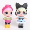 Cartoon LOL Dolls Cute Baby Glitter Princess Dress Dolls Figure Action Toys Anime per il regalo di compleanno per bambini YH1568