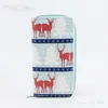 Baby Christmas Elk Alpaca Skriv ut myntväska tecknad xmas hjort alpacasso barn plånbok 12 stilar kvinnor handväskor c5223