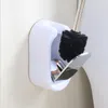Set creativo di scopini per WC domestici montati a parete senza chiodi, scopino per WC in acciaio inossidabile di club di hotel di lusso