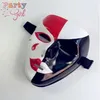 Gruselige Maske, volle Gesichtsbedeckung, Halloween-Maskerade-Party-Maske, weiße Farbe, HipHop, Cosplay, zarte Jabbawockeez-Kunststoff-PVC-Maske