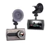 T667-Dual Lens Driving Recorder 4 tums metall DVR Full HD Nattvision Reversering av bild 170 Degree Motion Detection Car Dashcam