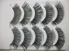 5 Pairs Makeup Long Thick Cross False Eyelashes Smokey Big Eyes Eye Lashes Extension Tools