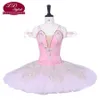 プロのピンクアダルトバレエチュチュ睡眠美容能力ステージウェア女性バレエダンスコンペティション衣装ガールズバレエスカート