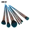 Maange 7PCS Diamond Makeup Brushes Beauty Blue Cosmetic Brush Make up Verktyg Skönhet Contour Concealer Pulver Foundation Brush