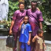 Детская одежда в африканском стиле, рубашки Дашики для мальчиков, костюмы, комплект из двух предметов, детский наряд, летний комплект с топом и брюками Riche Bazin263C