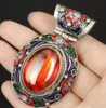 Wholesale - Super rare collection of Chinese silver mosaic zircon pendant