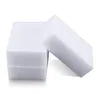 100pcs/lot White Magic Eraser Sponge Removes Dirt Soap Scum & Debris for All Types of Surfaces Universal Cleaning Sponge Home & Auto