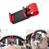 2019 Car Steering Wheel socket phone Holder universal cell phone Clip Mount car Holder for 50-80mm iPhone Samsung DHL Free Shipping