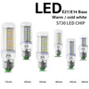 LED Bulbs SMD5730 E27 GU10 B22 E12 E14 G9 lights 7W 9W 12W 15W 18W 110V 220V 360 angle Bulb Corn light