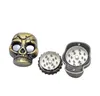 Esqueleto Silver Tone Ligante plástica Skull Skull Skull em forma de erva Cigarro Tabaco Armazenamento Absorvedor Acessórios Tools de Acessórios