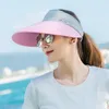 Neue Stil Mode Frau Sonnenhut Anti Ultraviolette Strahlung Sunbonnet Caps Ohne Top Sonnenhut